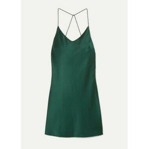 KITH Shana Embroidered Stretch-Satin Mini